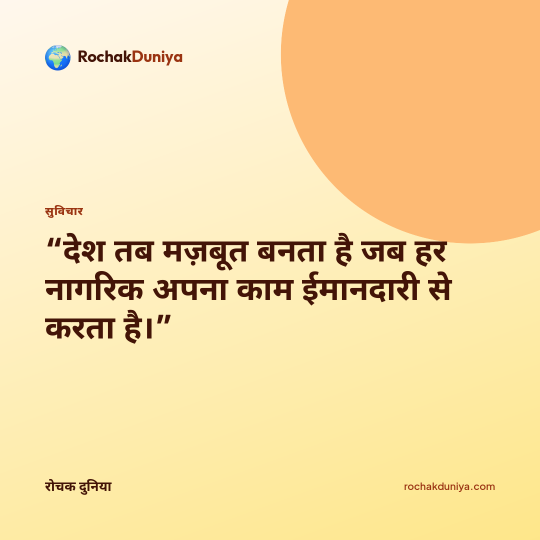 आपका सुविचार कार्ड