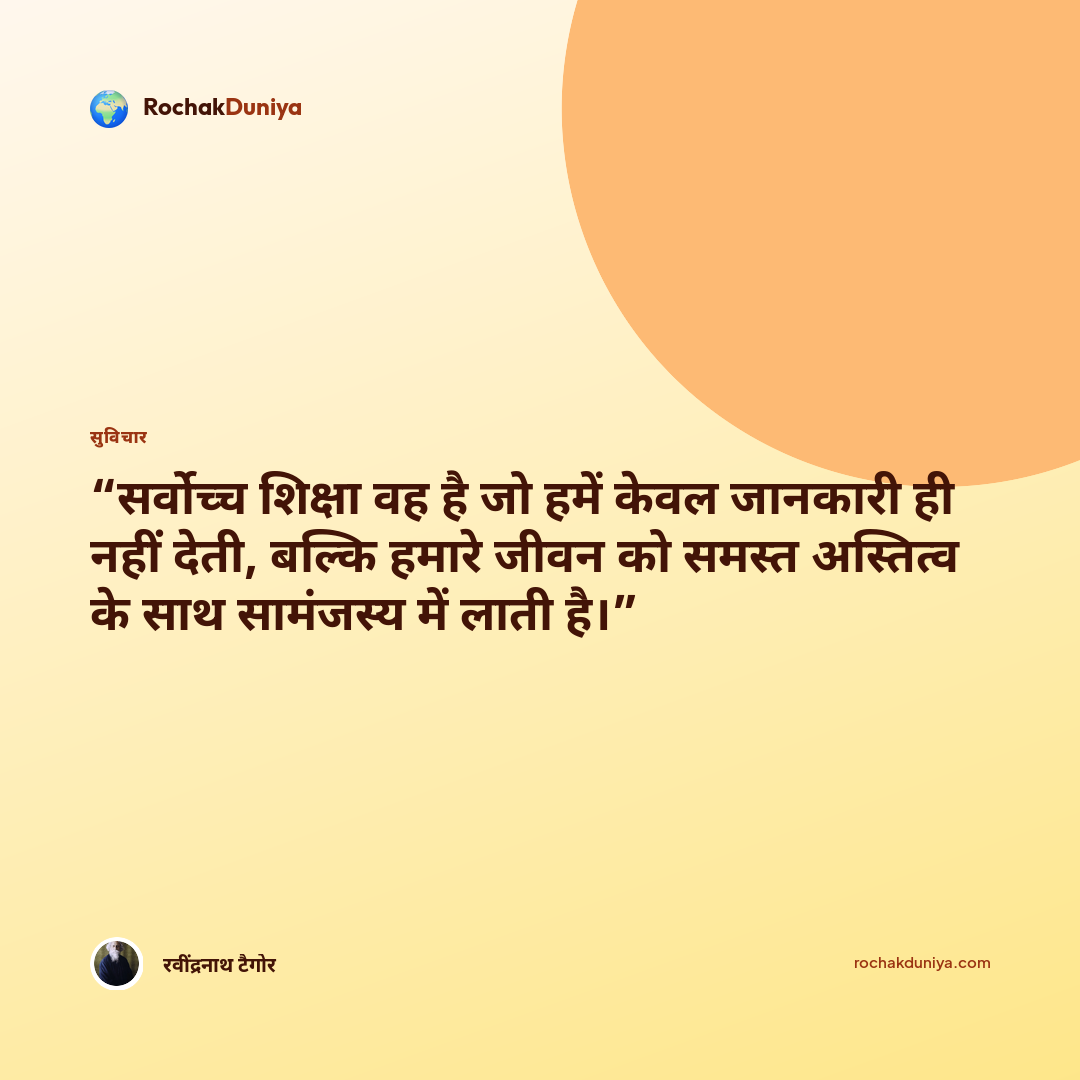 आपका सुविचार कार्ड