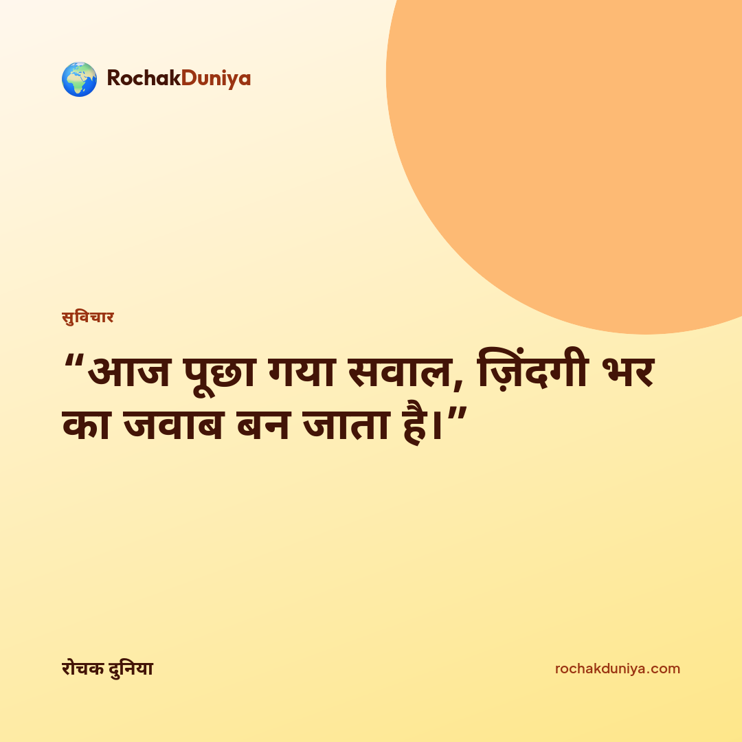 आपका सुविचार कार्ड