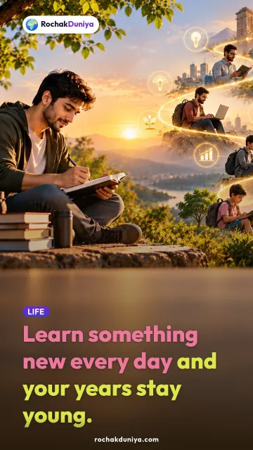 “Learn something new every day and your years stay young.” — RochakDuniya