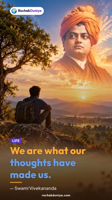 “We are what our thoughts have made us.” — Swami Vivekananda