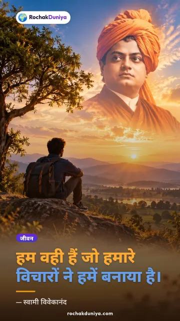 “हम वही हैं जो हमारे विचारों ने हमें बनाया है।” — स्वामी विवेकानंद