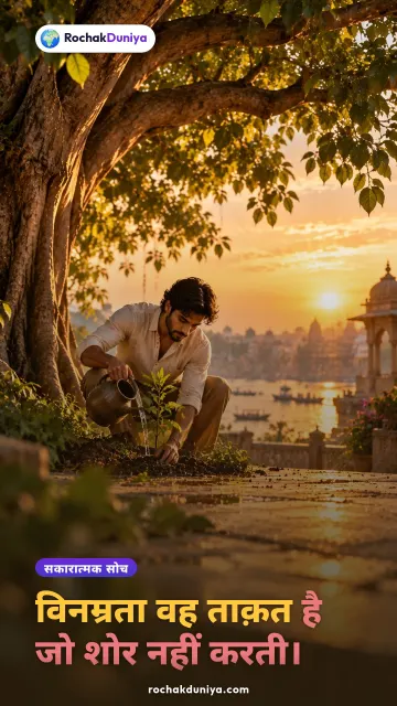 “विनम्रता वह ताक़त है जो शोर नहीं करती।” — रोचक दुनिया